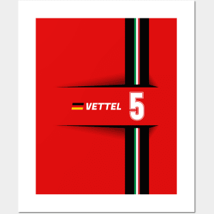 F1 2020 - #5 Vettel Posters and Art